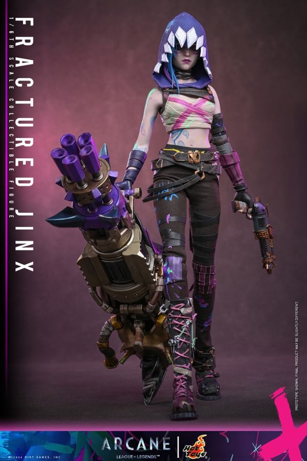 [Pre-Order] Arcane - Fractured Jinx Sixth Scale Figure